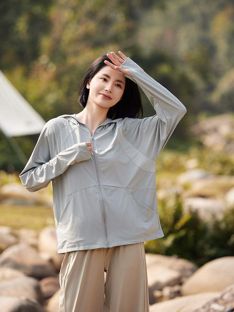 着るだけUV対策 接触冷感パーカー(女性)