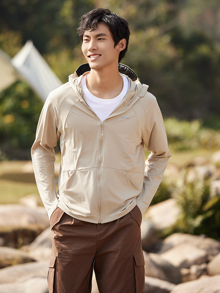 【在庫処分】着るだけUV対策 接触冷感パーカー(男性)