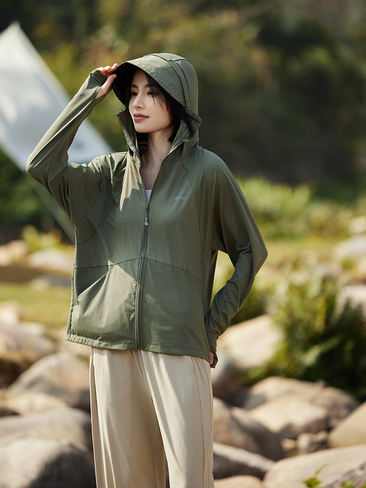 着るだけUV対策 接触冷感パーカー(女性)