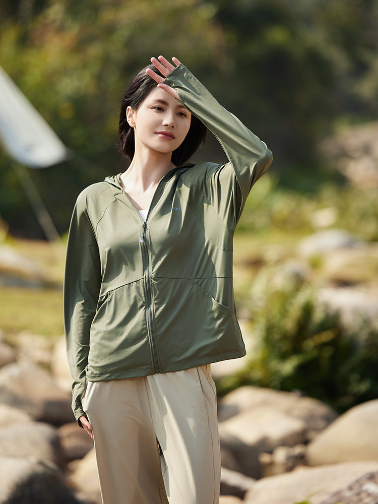 着るだけUV対策 接触冷感パーカー(女性)