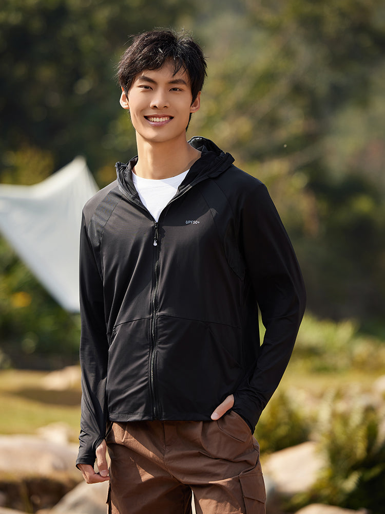【在庫処分】着るだけUV対策 接触冷感パーカー(男性)