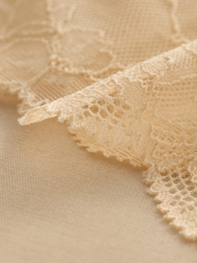 【ノンワイヤー】総レース通気 ナイトブラ