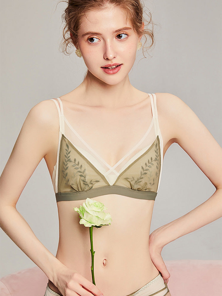 【エアリー・ノンワイヤー】メッシュ構造ノンワイヤーブラセット