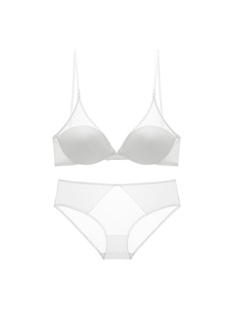 【ノンワイヤー】着こなし6WAY メッシュ構造美背中ノンワイヤーブラ