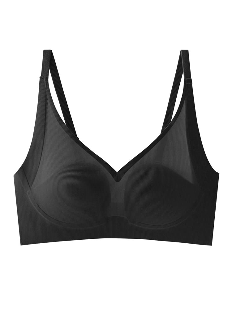 【在庫処分】極薄 シームレス ノンワイヤーブラ