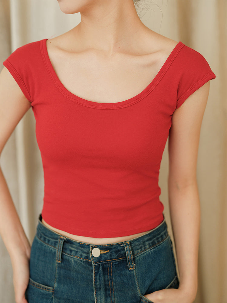 【在庫処分】カップ付きバックオープンキャミソール