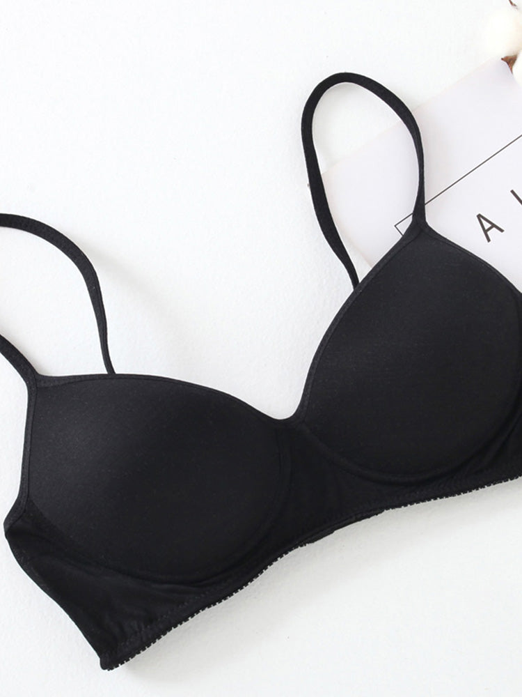 【ノンワイヤー】軽いつけごこち ノンワイヤーブラ 100%マルベリーシルク