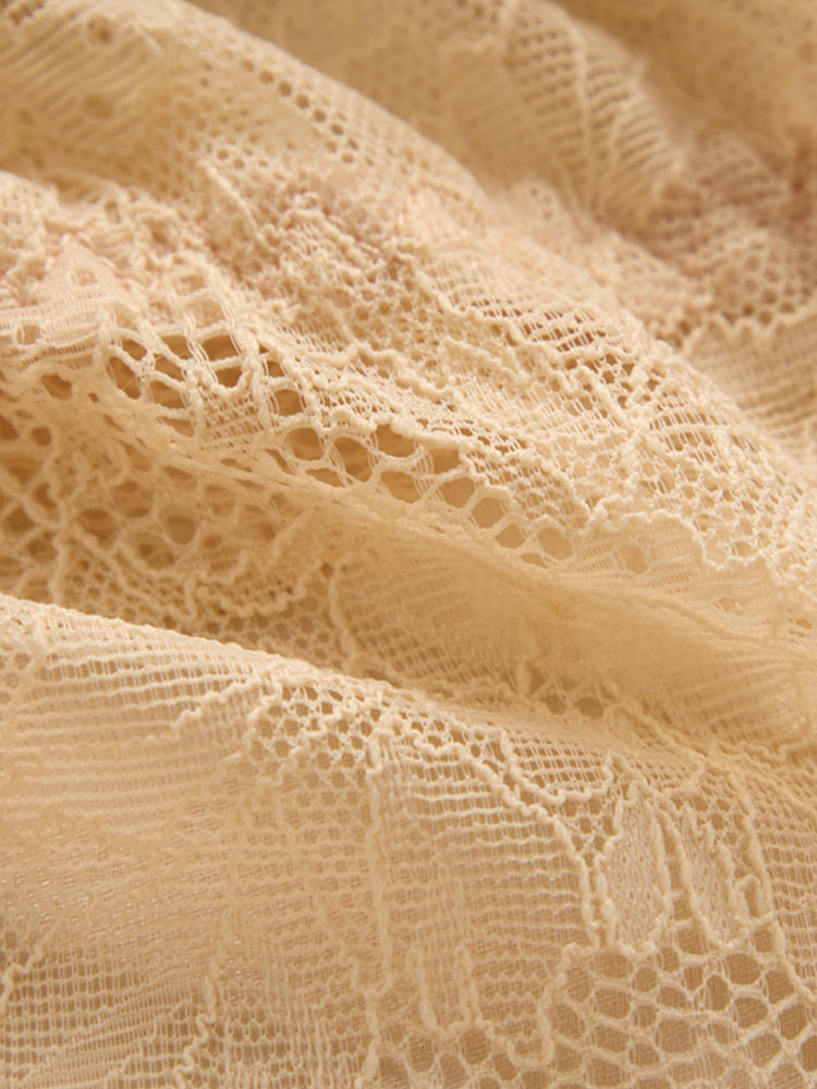 【ノンワイヤー】総レース通気 ナイトブラ