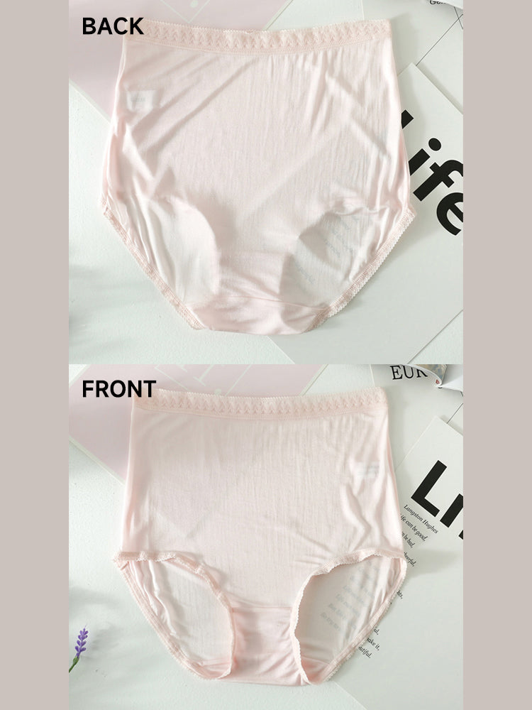 お腹を温めるハイウェストショーツ クロッチ100%マルベリーシルク