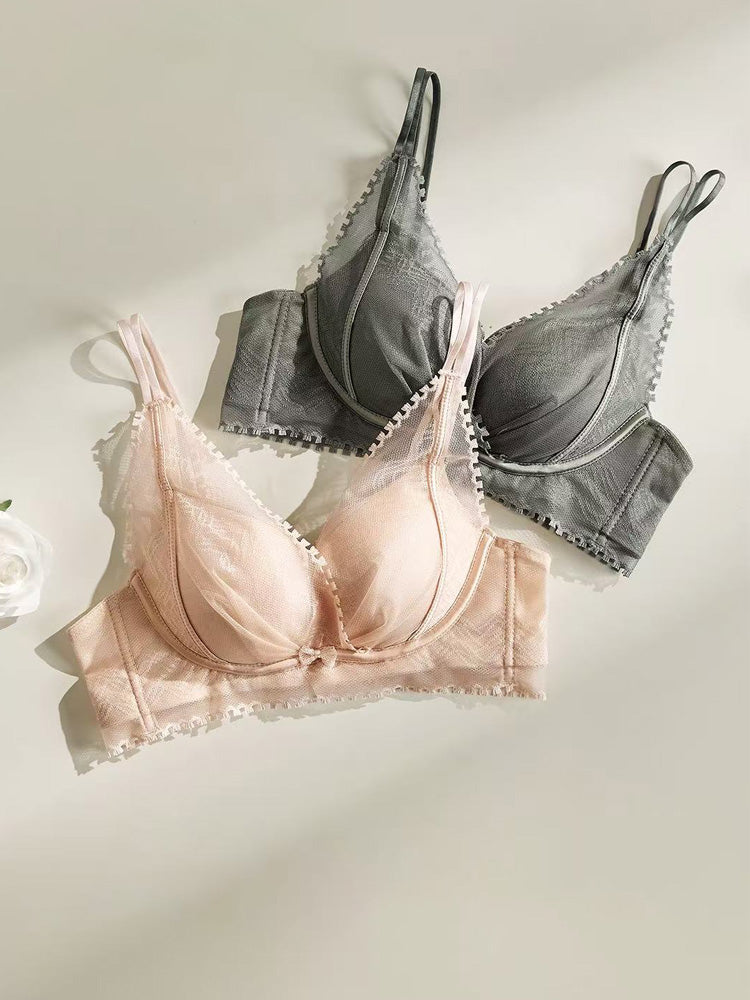 【ノンワイヤー盛れる】谷間メイク ブラ&ショーツセット