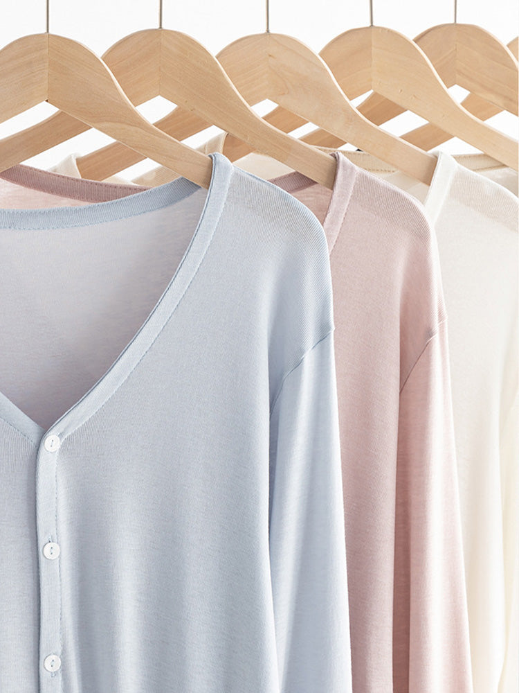 【在庫処分】Naia™ 薄手冷房対策カーディガン