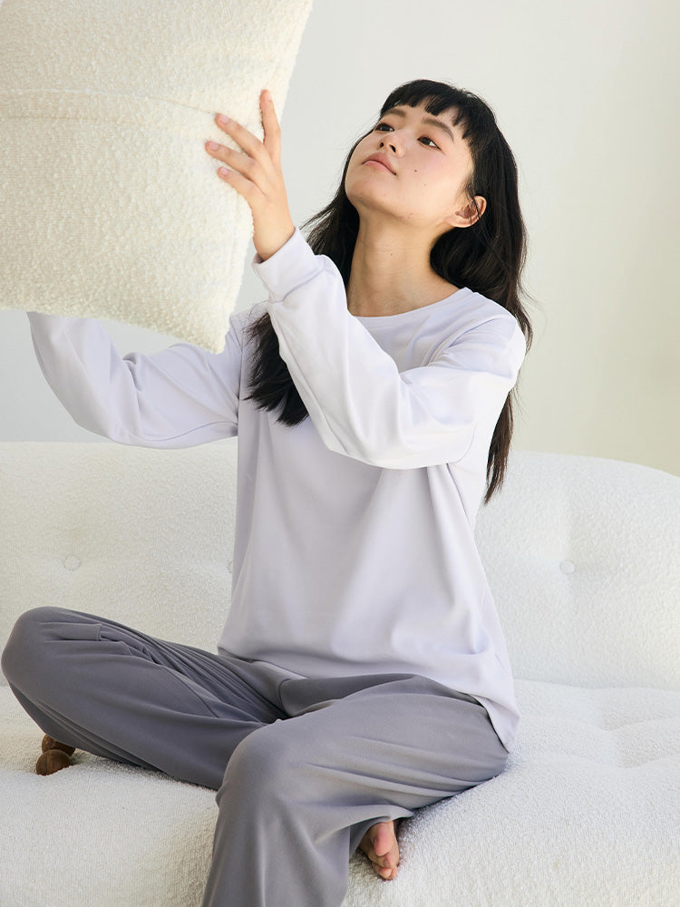 【在庫処分】柔らかいルームウェア パジャマ 起毛無地