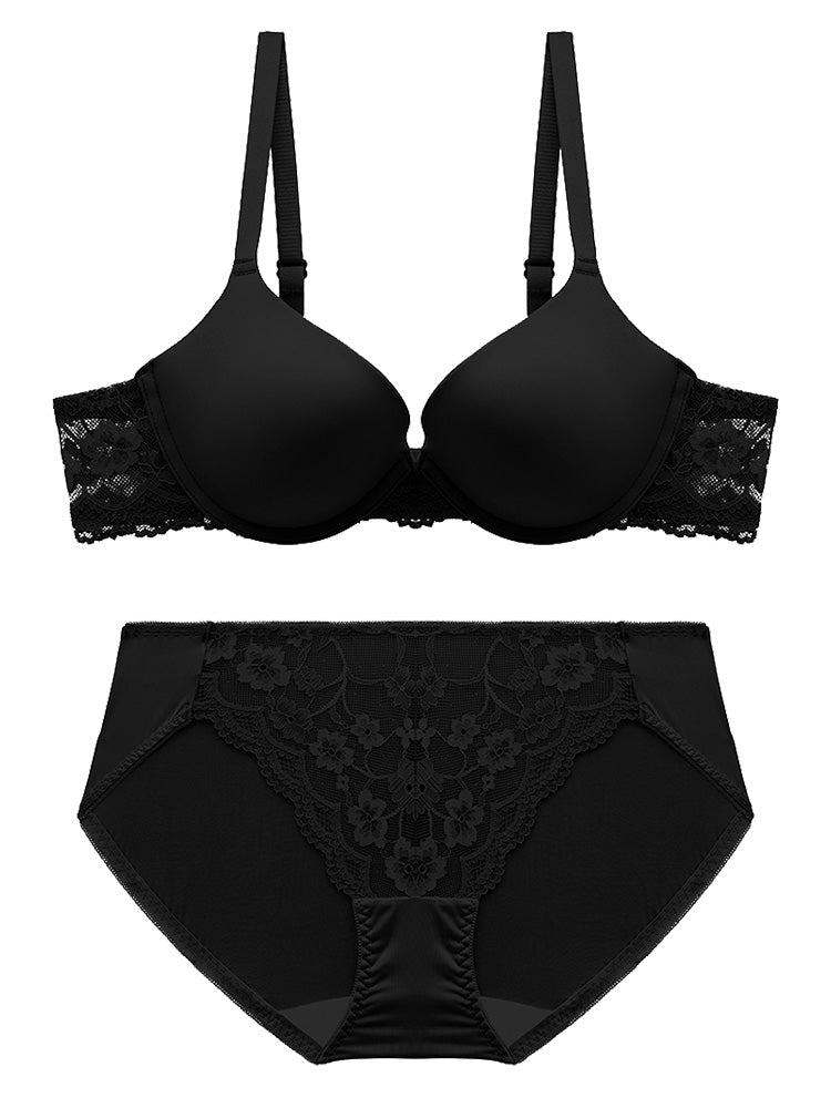 【ワイヤー入り】軽い!軽量シームレスカップブラセット