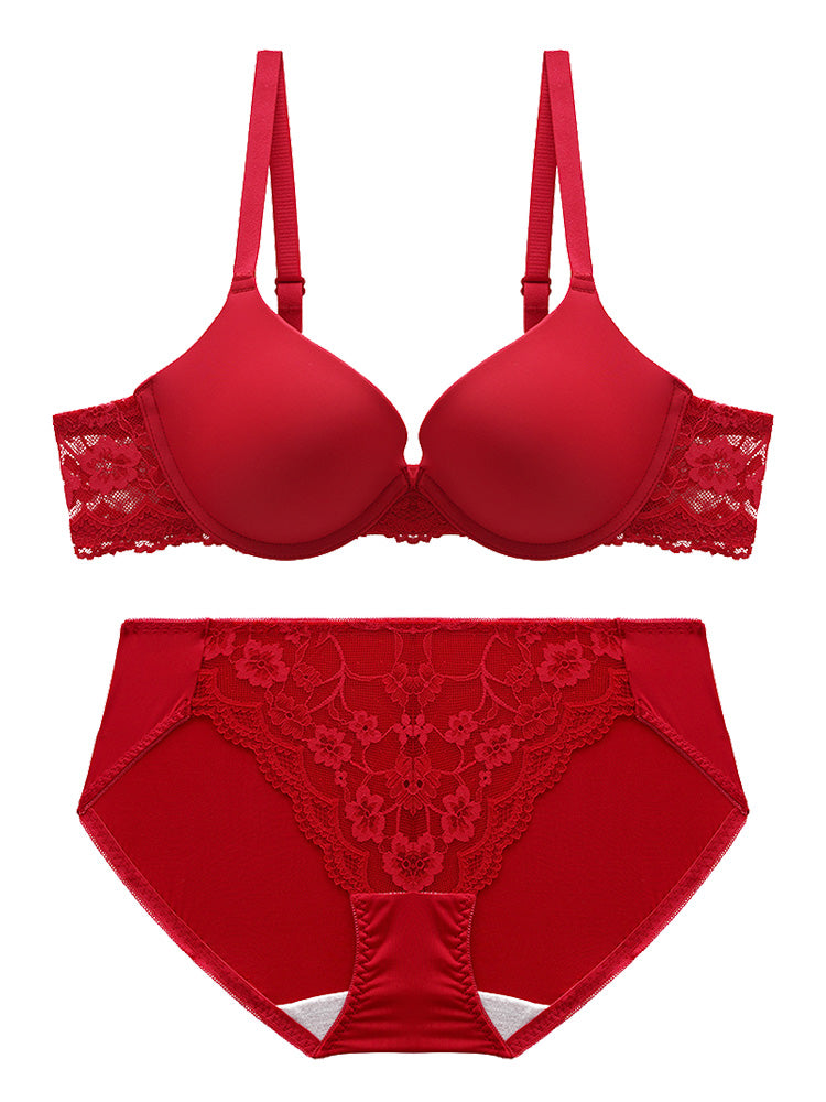 【ワイヤー入り】軽い!軽量シームレスカップブラセット