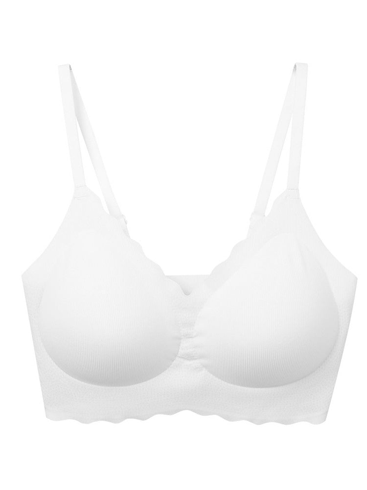 【ノンワイヤー】冷感 LYCRA®シームレス フリーサイズノンワイヤー ブラジャー