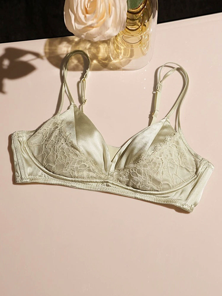 【Goddess Series】ノンワイヤー シルクブラジャー単品