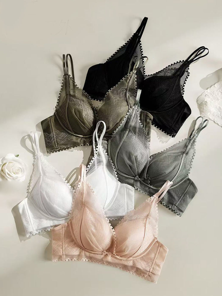 【ノンワイヤー盛れる】谷間メイク ブラ&ショーツセット