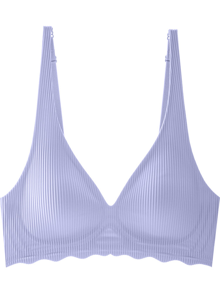 無縫製ノンワイヤー薄手 ブラジャー