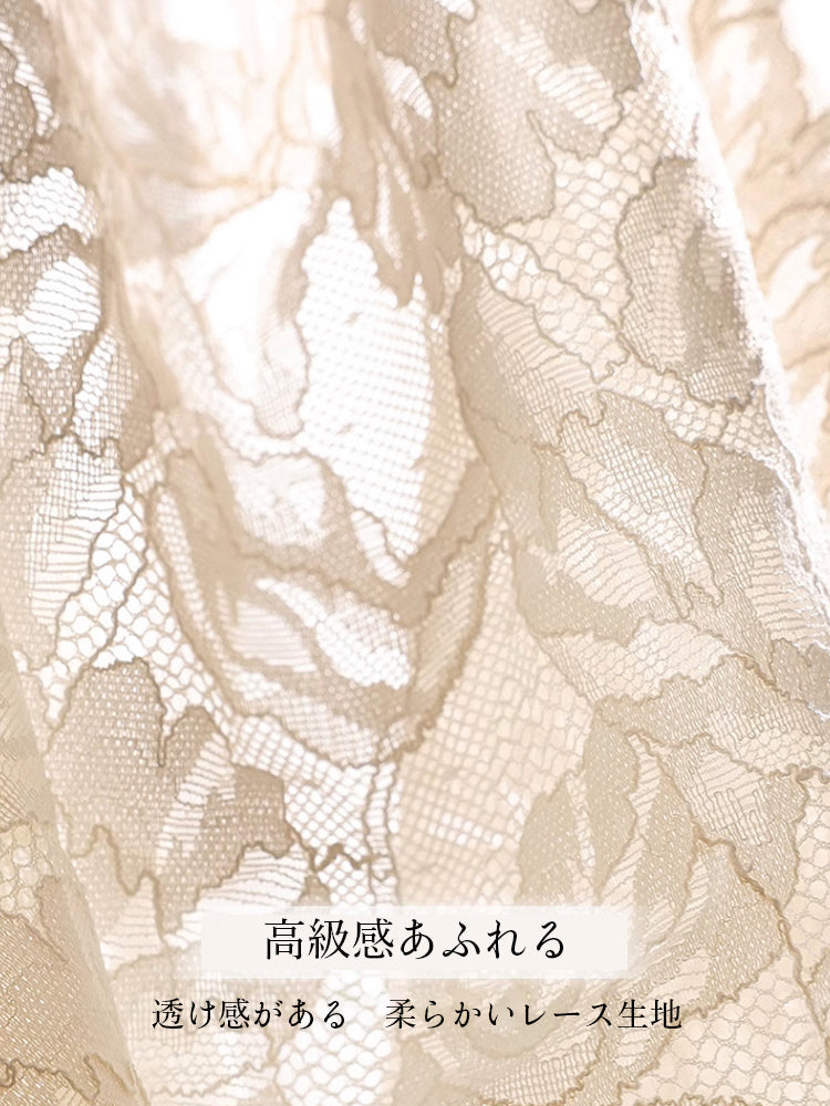 【エアリー・ノンワイヤー】配色ブラジャー&ショーツ