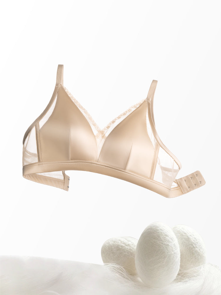 【Silky Comfort】薄手カップ ノンワイヤーブラ