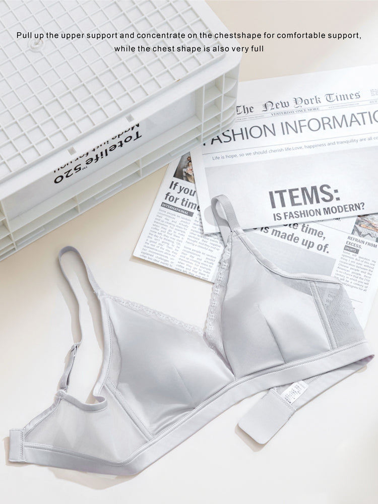 【Silky Comfort】薄手カップ ノンワイヤーブラ