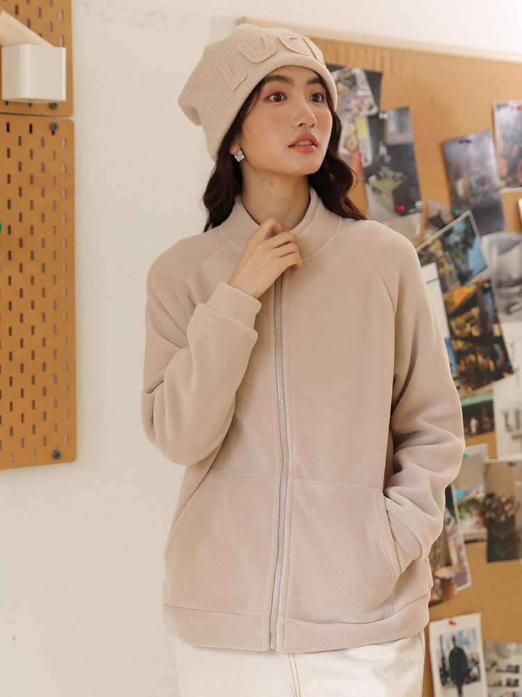 微起毛 ボアパーカ