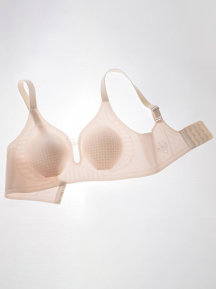 【在庫処分】アウターに響かない 通気ブラジャー パッド小さい