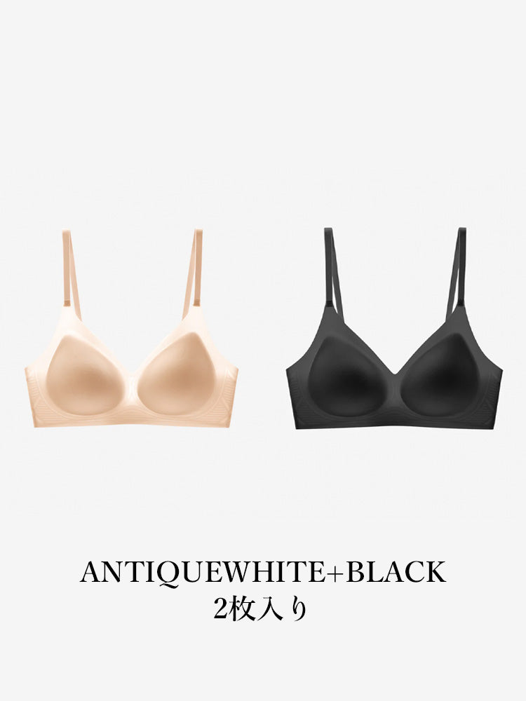 【ヒンヤリ・ノンワイヤー】薄手 接触冷感 ブラ
