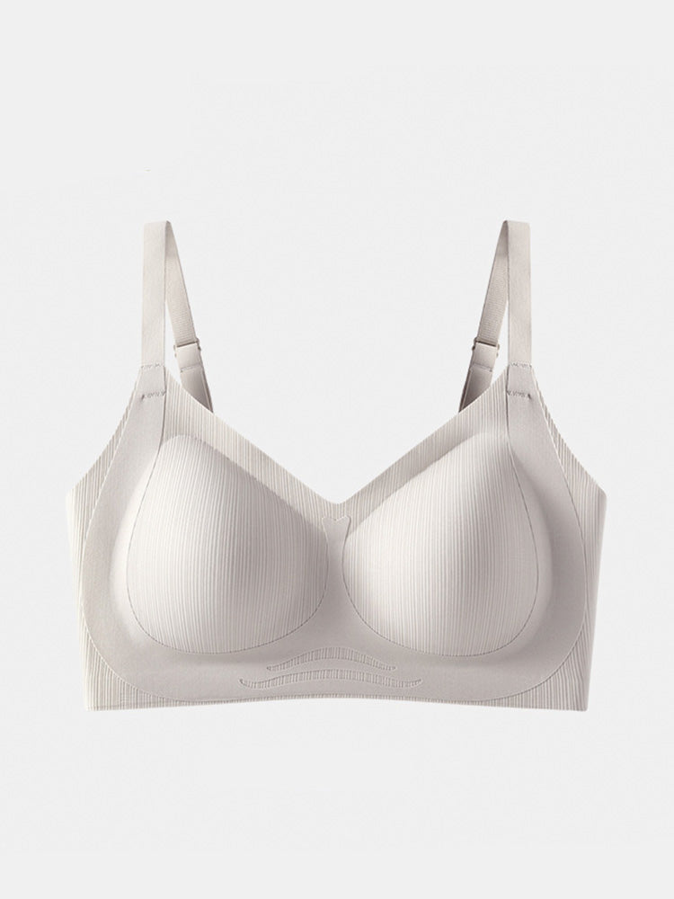 【ノンワイヤー】無縫製 蒸れにくく シームレス ブラ