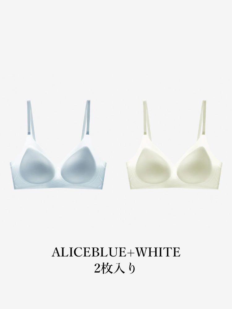 【ヒンヤリ・ノンワイヤー】薄手 接触冷感 ブラ