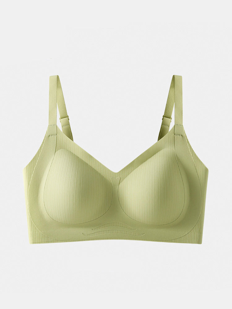【ノンワイヤー】無縫製 蒸れにくく シームレス ブラ