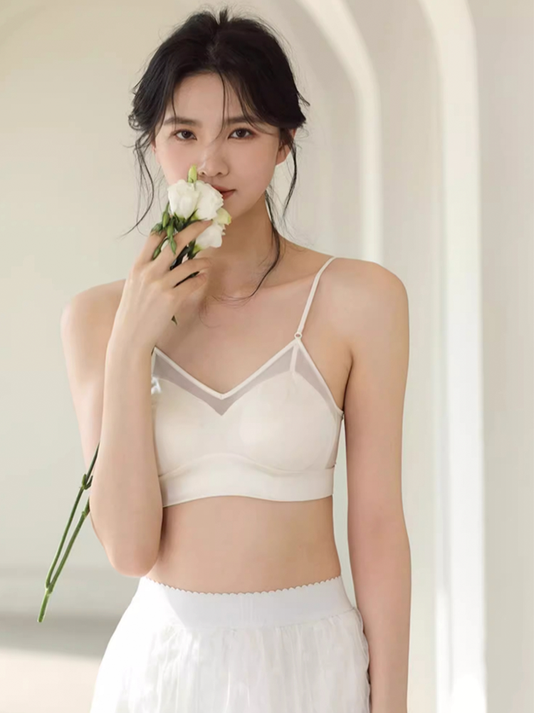 【ノンワイヤー】ムレにくいシルク通気ブラ