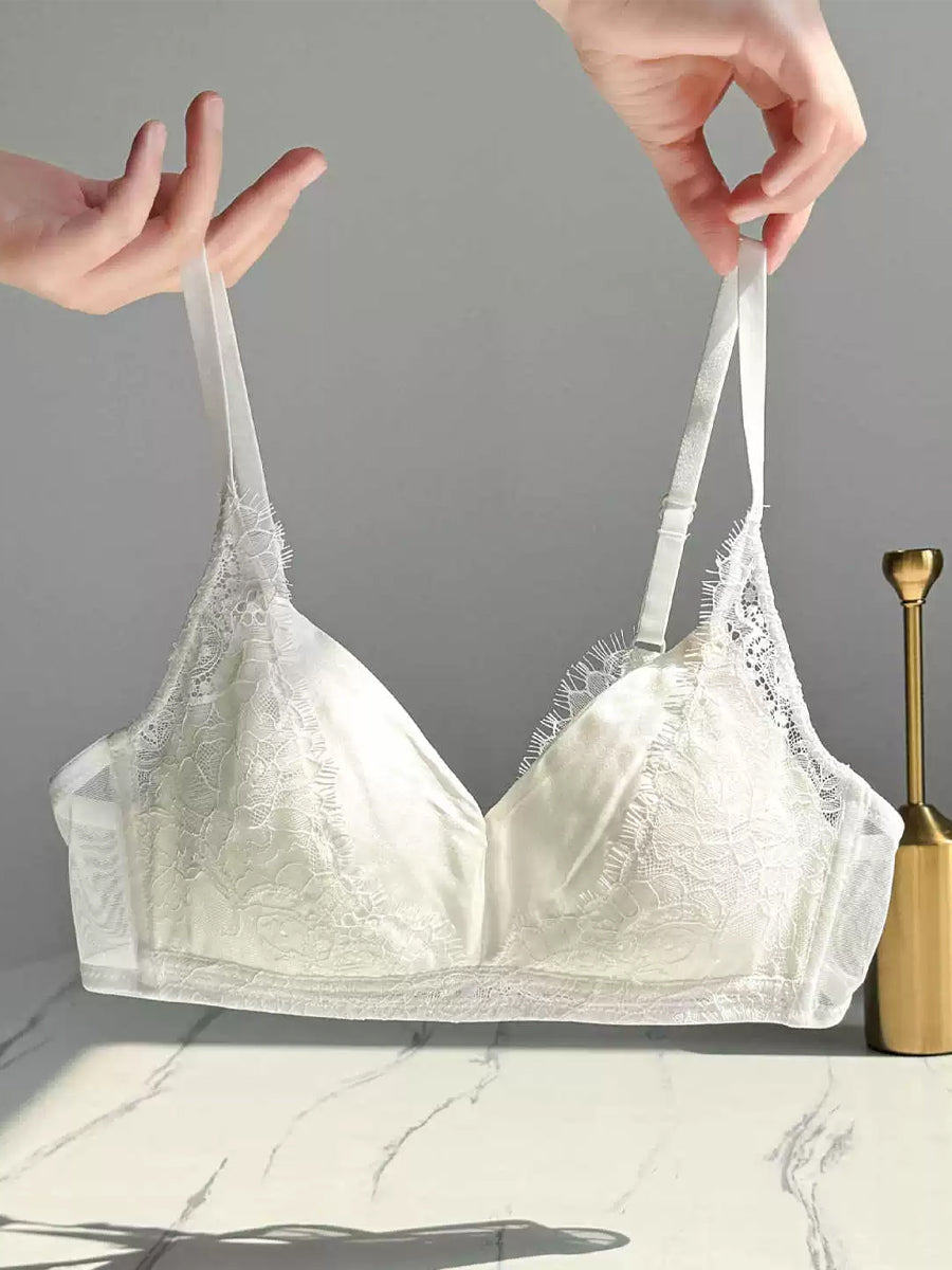 【Silky Comfort】薄手カップ ノンワイヤーブラジャー