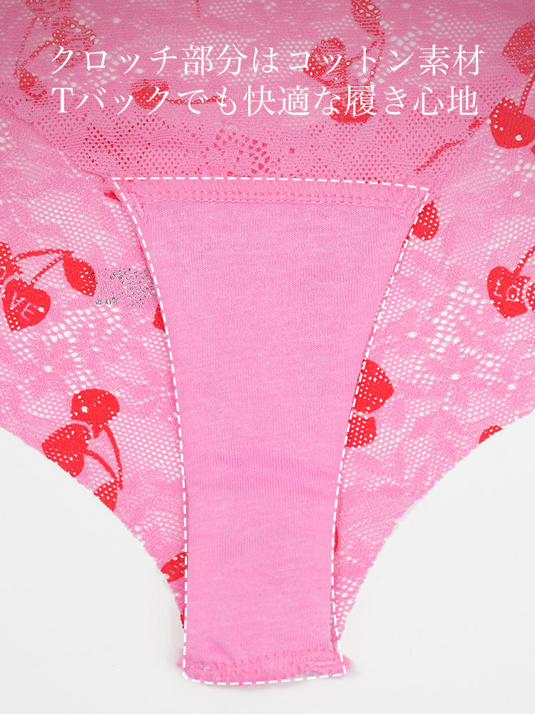 総レース Tバックショーツ