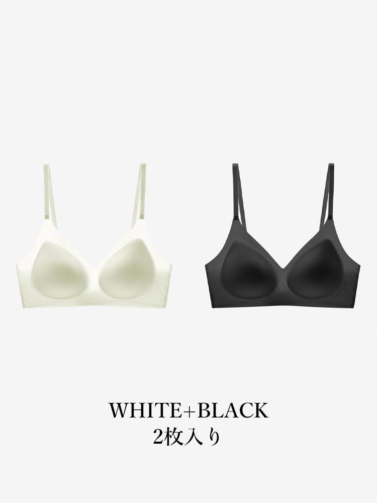 【ヒンヤリ・ノンワイヤー】薄手 接触冷感 ブラ