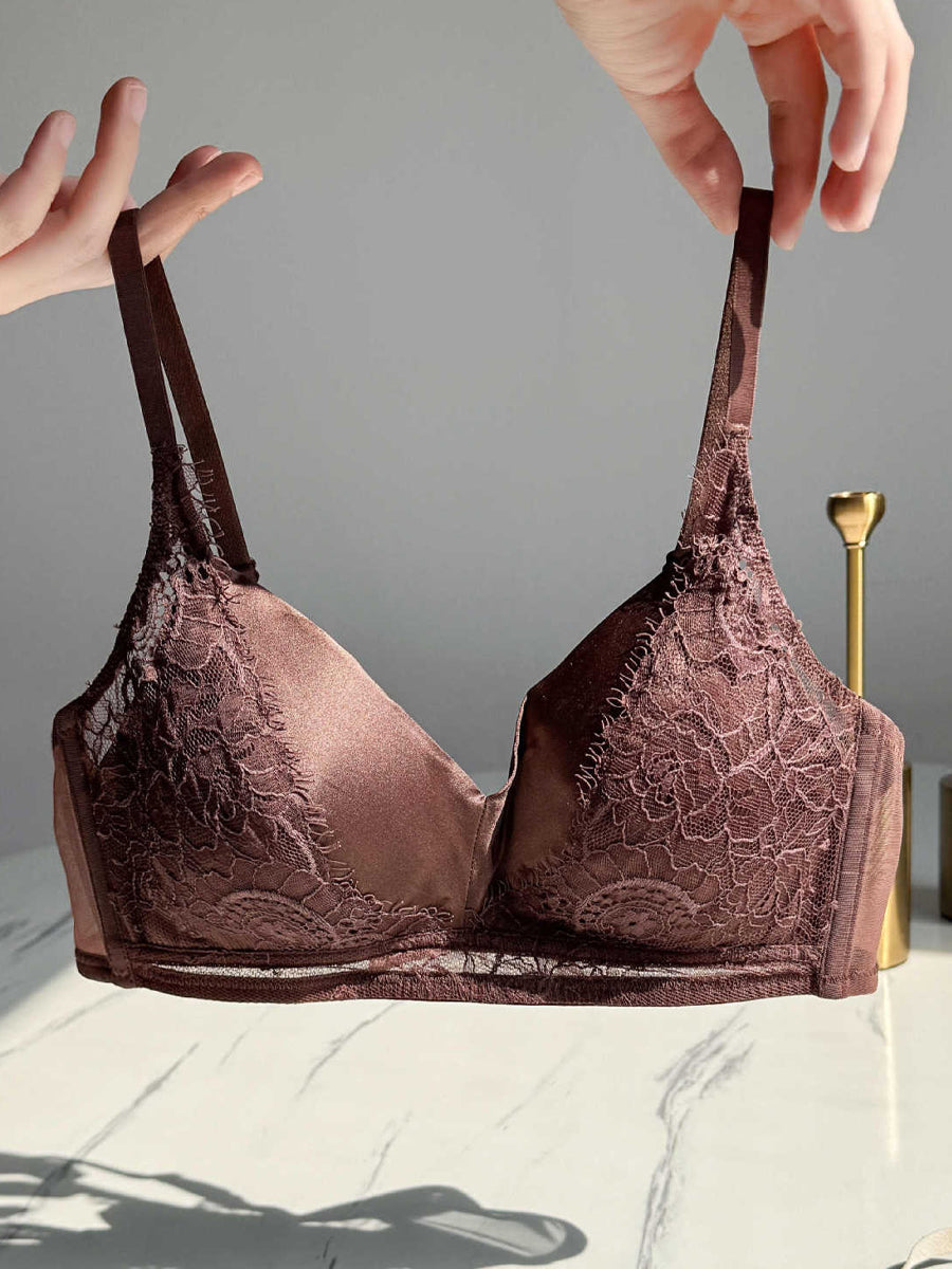【Silky Comfort】薄手カップ ノンワイヤーブラジャー