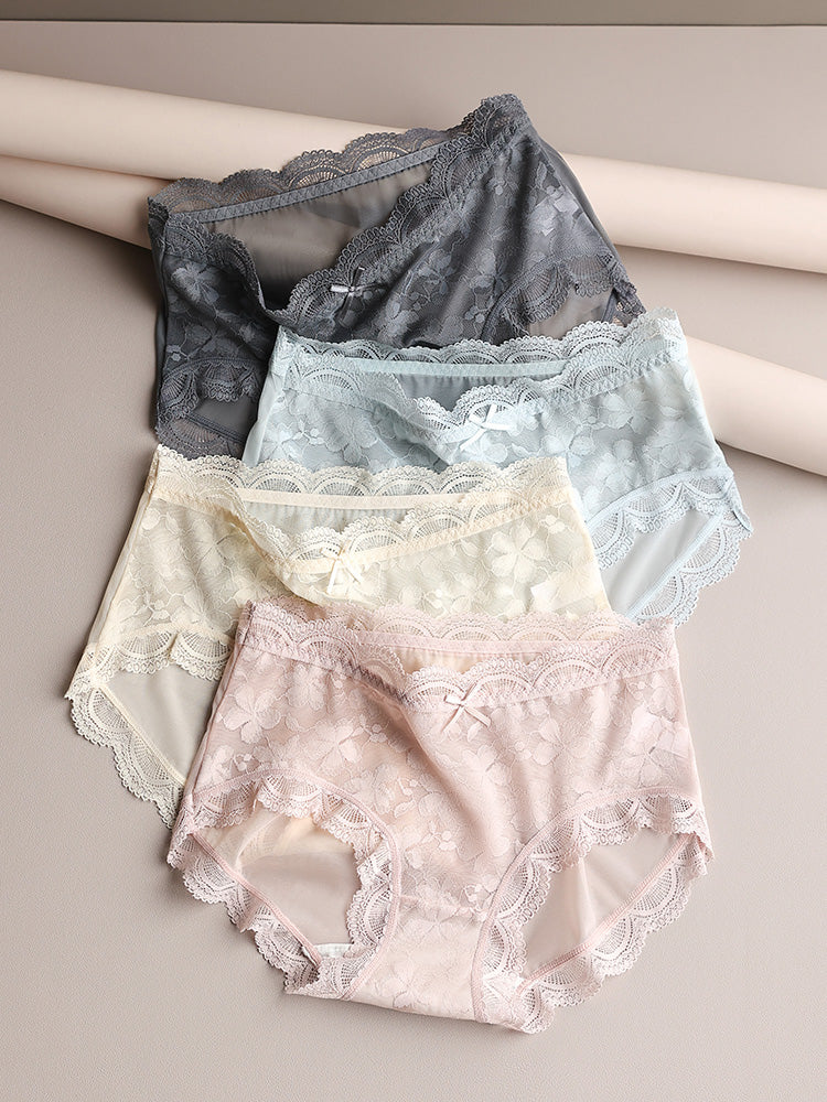 【在庫処分】花柄レースショーツ