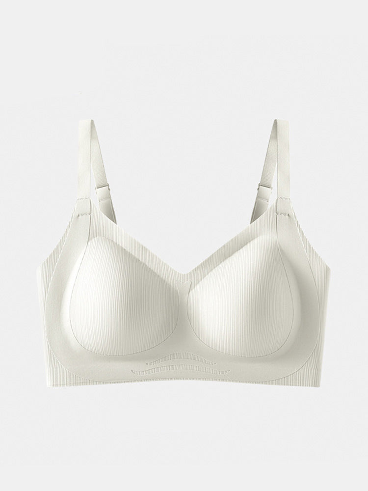 【ノンワイヤー】無縫製 蒸れにくく シームレス ブラ