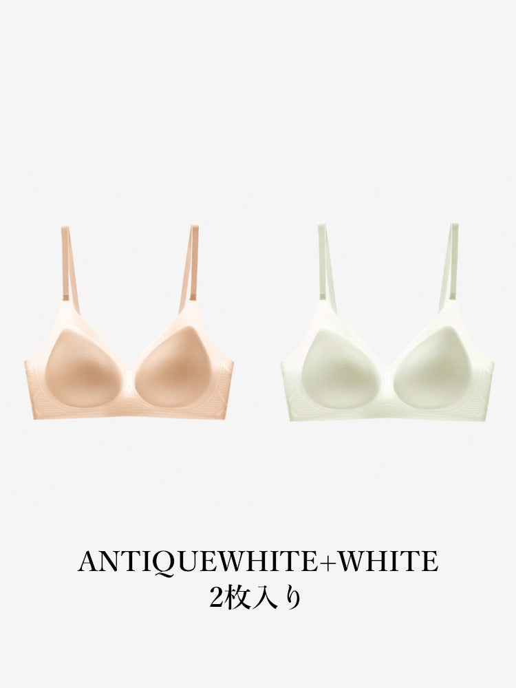 【ヒンヤリ・ノンワイヤー】薄手 接触冷感 ブラ