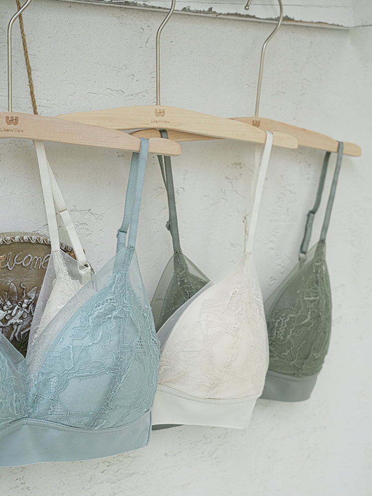 【在庫処分・ノンワイヤー】レースカバー 薄手ノンワンヤーブラ