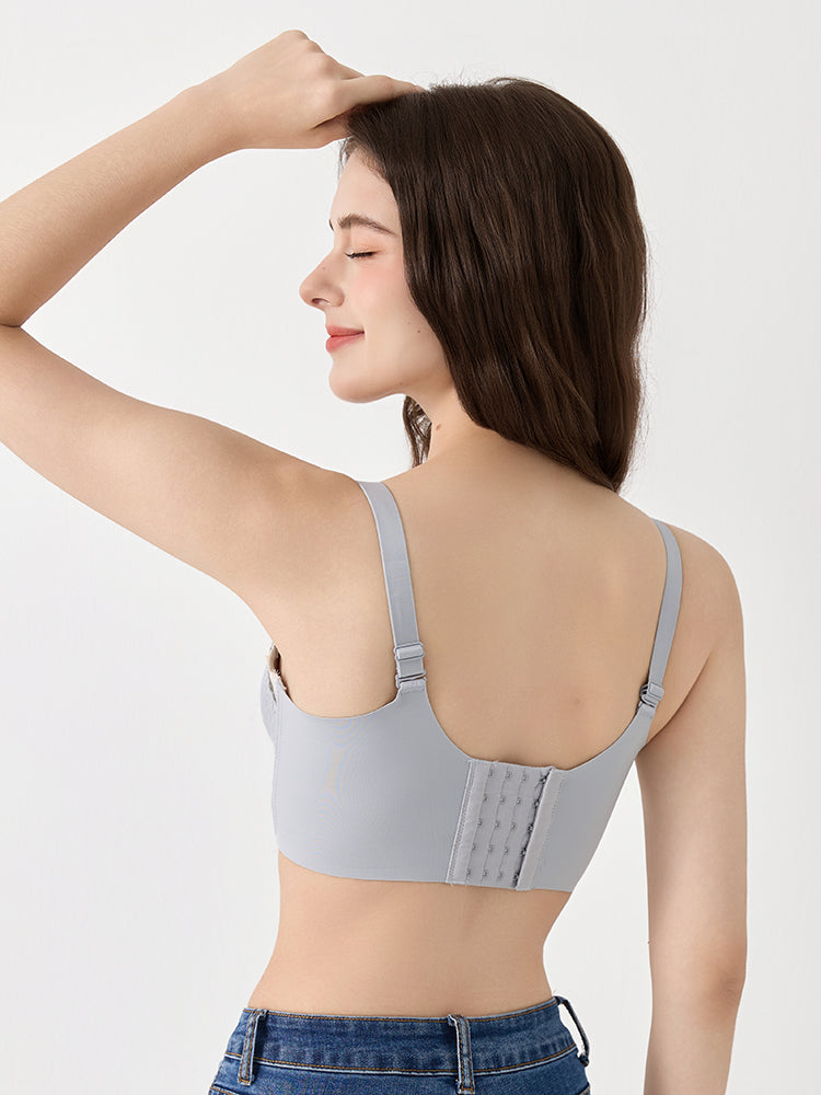 【A-Cカップ 補正効果】脇肉スッキリ ノンワイヤー盛れるブラセット