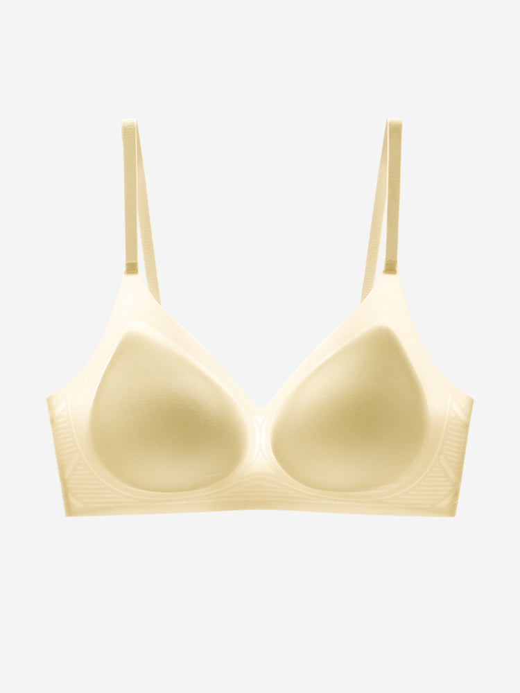 【ヒンヤリ・ノンワイヤー】薄手 接触冷感 ブラ