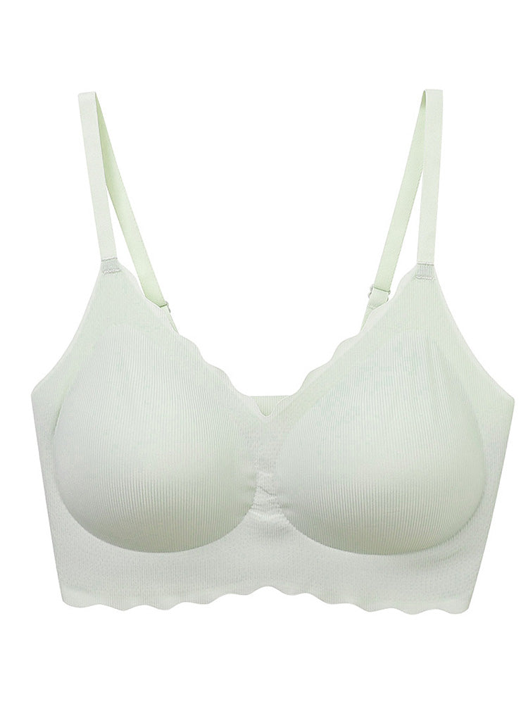 【ノンワイヤー】冷感 LYCRA®シームレス フリーサイズノンワイヤー ブラジャー