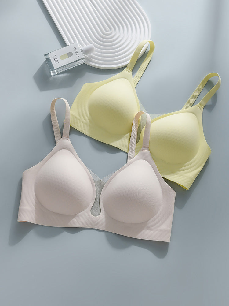 【在庫処分・ノンワイヤー】蒸れない通気ノンワイヤーブラジャー シームレス