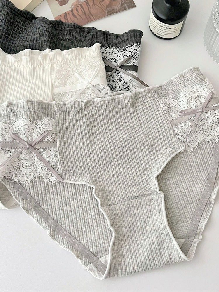 コットン サイドレース設計 ショーツ単品