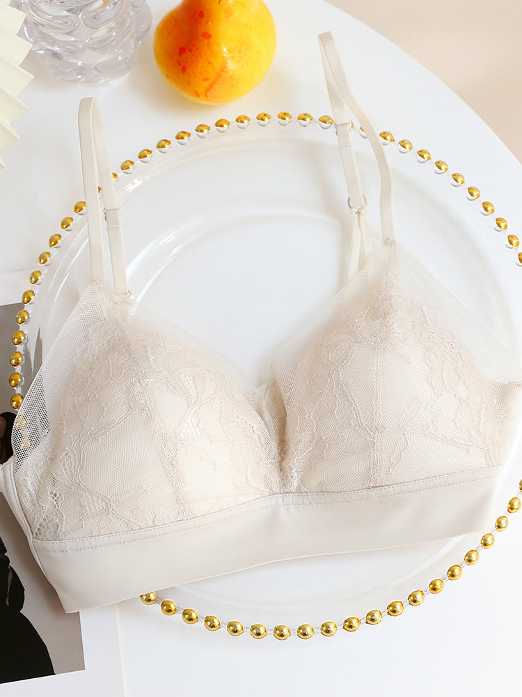 【在庫処分・ノンワイヤー】レースカバー 薄手ノンワンヤーブラ