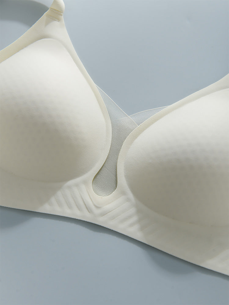 【在庫処分・ノンワイヤー】蒸れない通気ノンワイヤーブラジャー シームレス