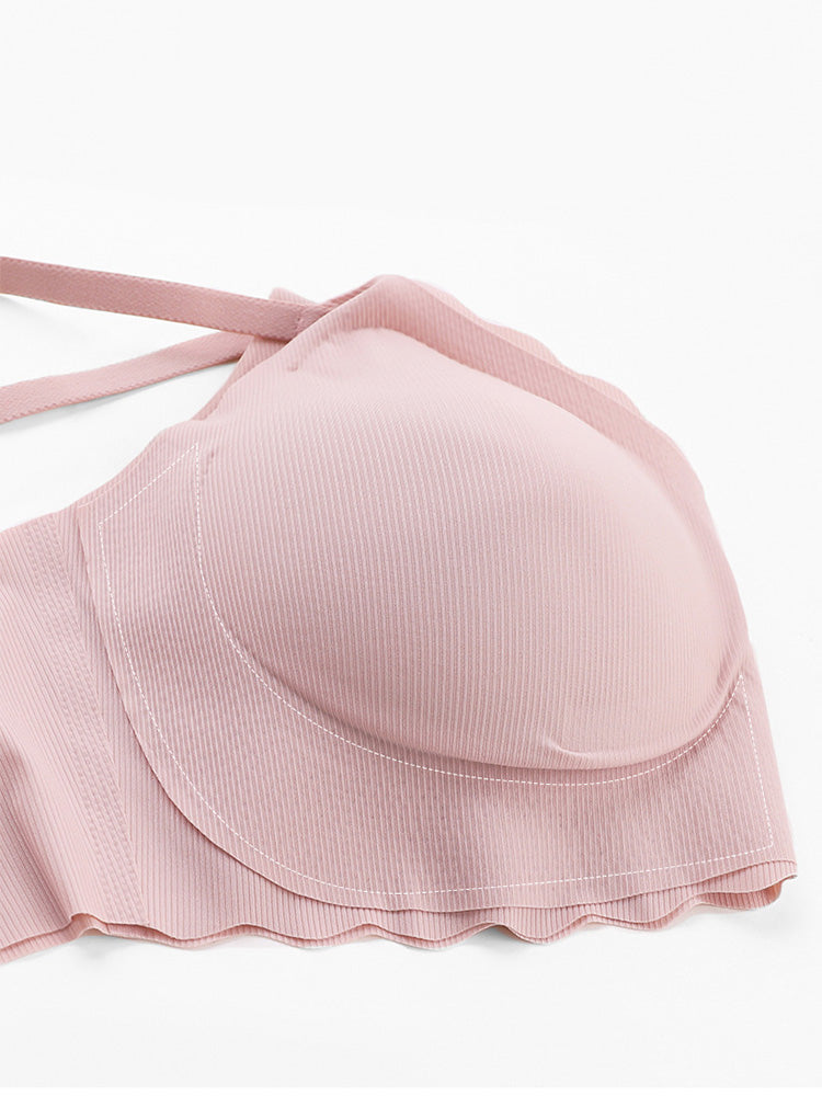 【ノンワイヤー】冷感 LYCRA®シームレス フリーサイズノンワイヤー ブラジャー