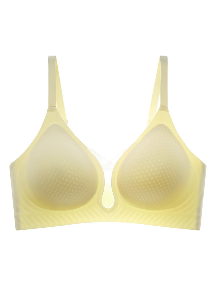 【在庫処分・ノンワイヤー】蒸れない通気ノンワイヤーブラジャー シームレス