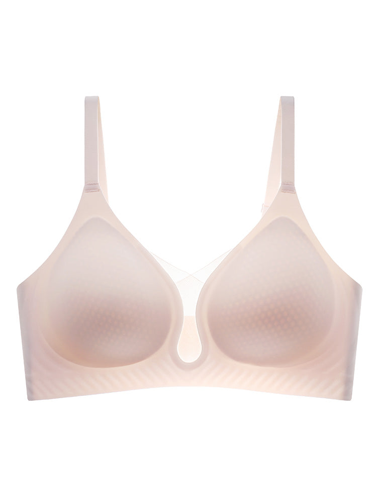 【在庫処分・ノンワイヤー】蒸れない通気ノンワイヤーブラジャー シームレス